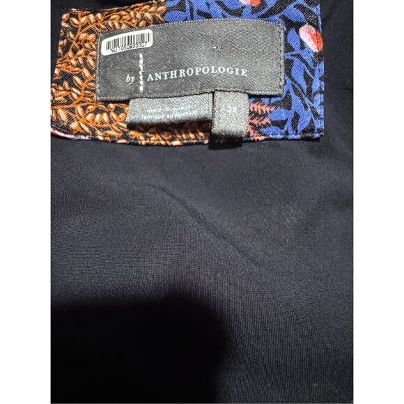 Anthropologie The Elyse slip dress floral print sleeveless 3X - Picture 3 of 13